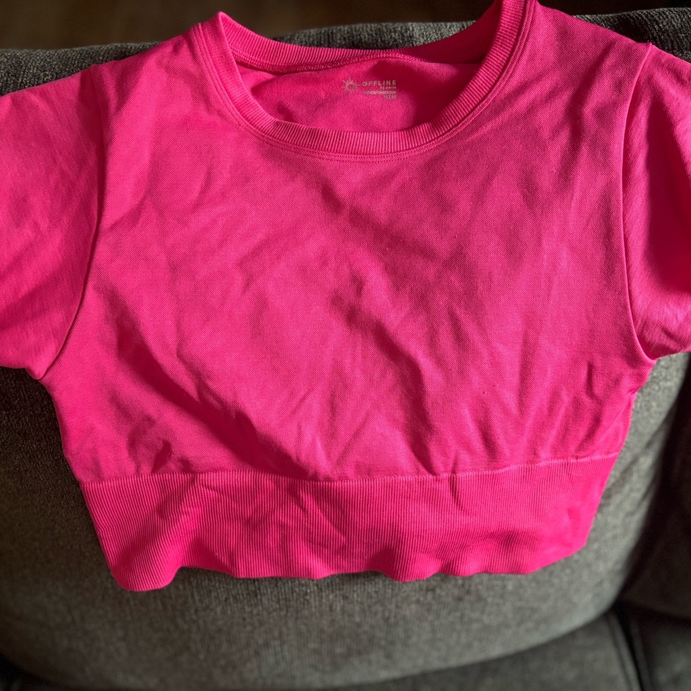 Vibrant Pink Women's Crop Top